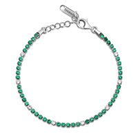 Bracciale Brosway Donna FANCY LIFE GREEN in Argento Cubic Zirconia FLG128